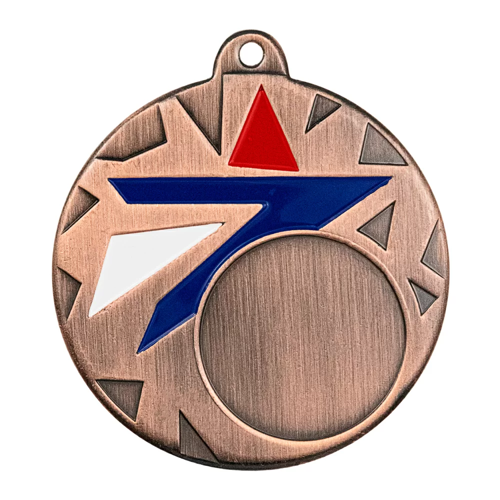 Реальное фото Медаль MZ 119-50/В (D-50мм, D-25мм, s-1,5мм) от магазина СпортЕВ