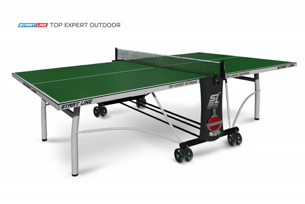 Реальное фото Теннисный стол Start Line Top Expert Outdoor green от магазина СпортЕВ