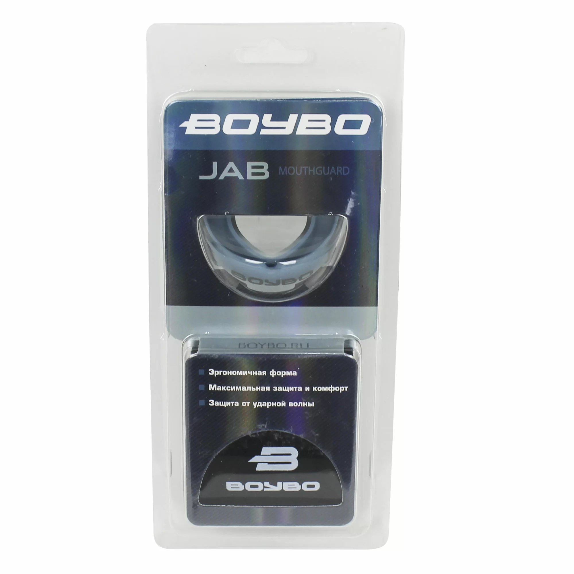 Реальное фото Капа одночелюстная BoyBo Jab синяя BC500 от магазина СпортЕВ