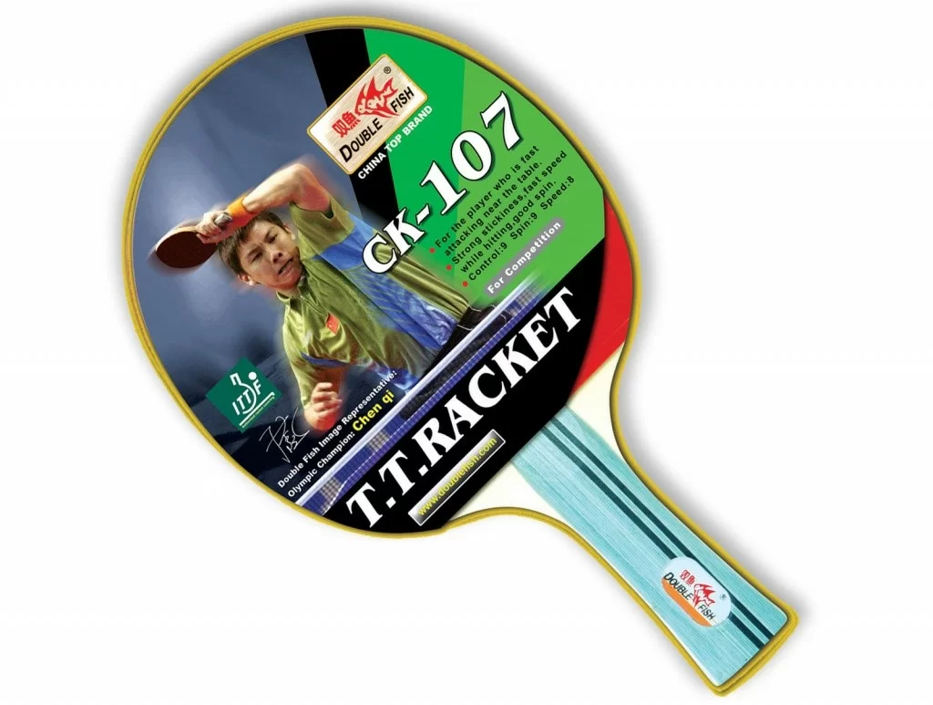 Реальное фото Ракетка для настольного тенниса Double Fish CK-107 от магазина СпортЕВ