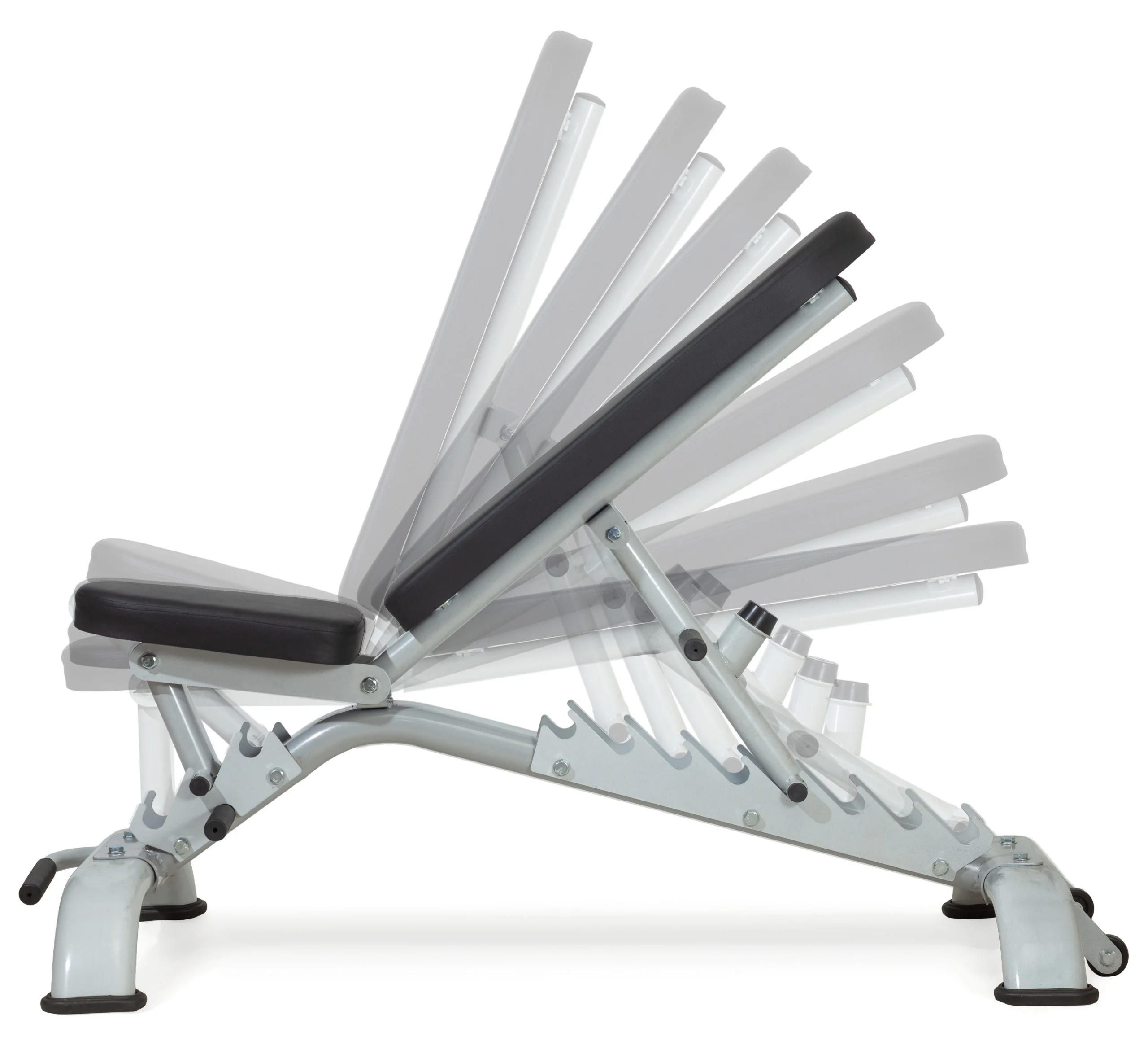 Реальное фото Скамья профессиональная зубчатая VictoryFit VF-A5009 от магазина Спортев