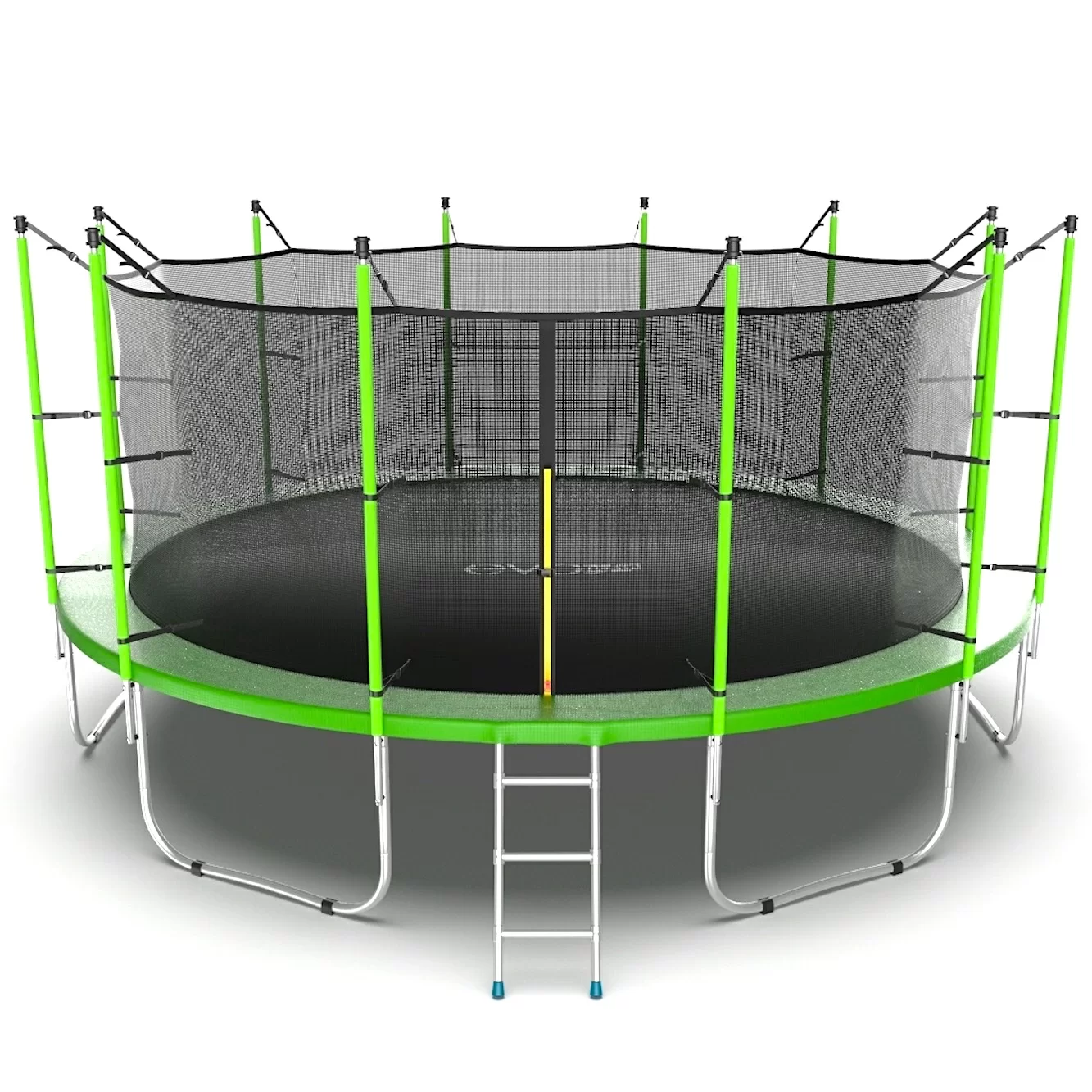 Реальное фото EVO JUMP Internal 16ft (Green) Батут с внутренней сеткой и лестницей, диаметр 16ft (зеленый) от магазина СпортЕВ