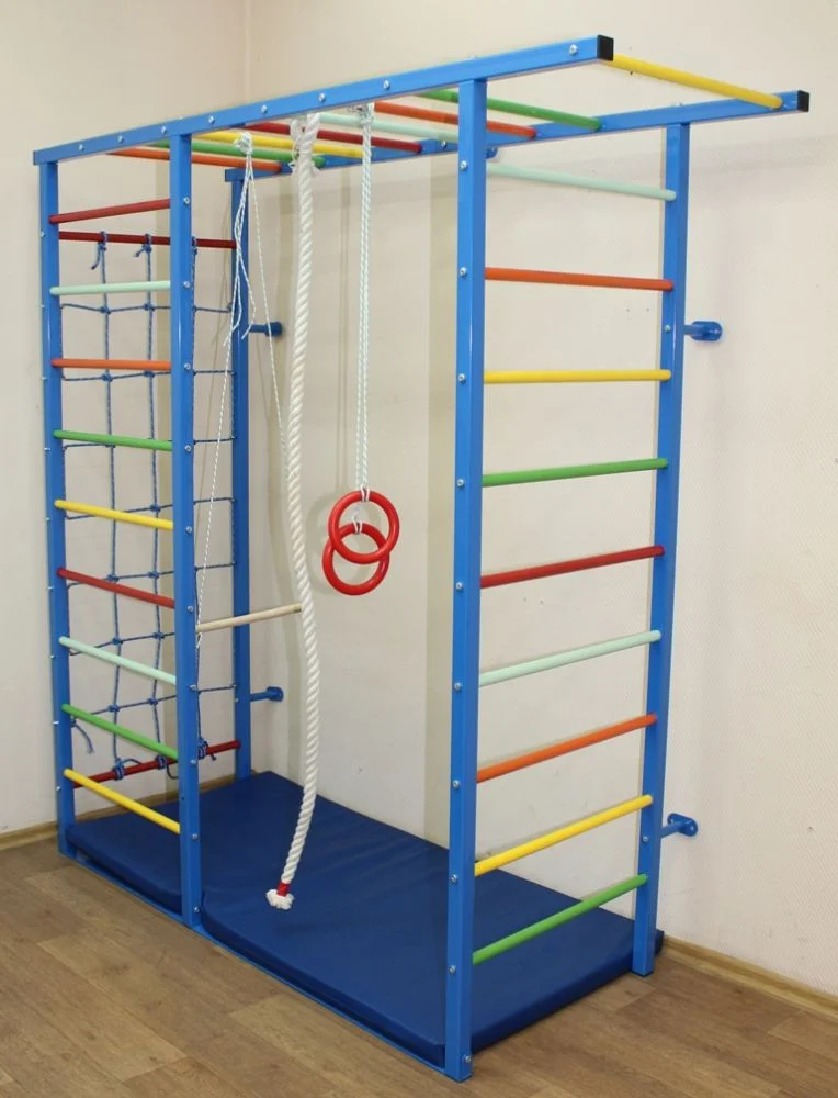Реальное фото Детский спорт.комплекс мини-П2 160 пристенный от магазина Спортев