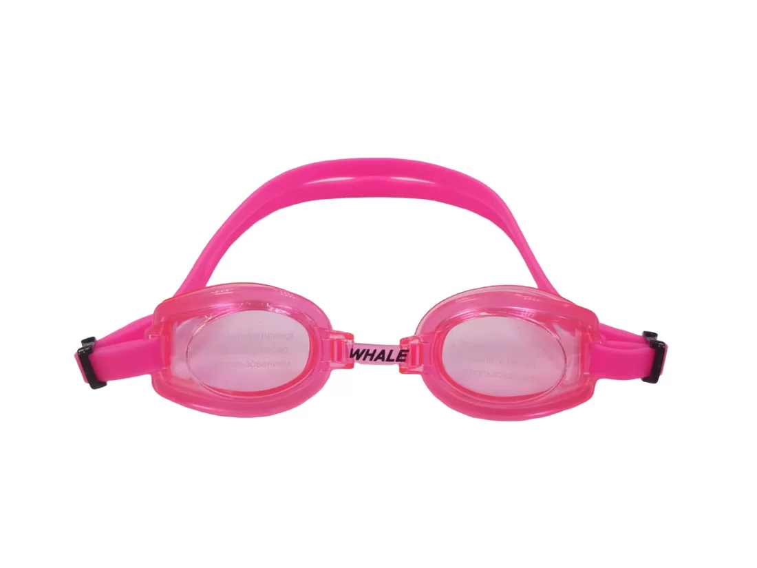 Реальное фото Очки для плавания Whale Y07703(CF-7703) для подростков и взрослых розовый/розовый от магазина СпортЕВ