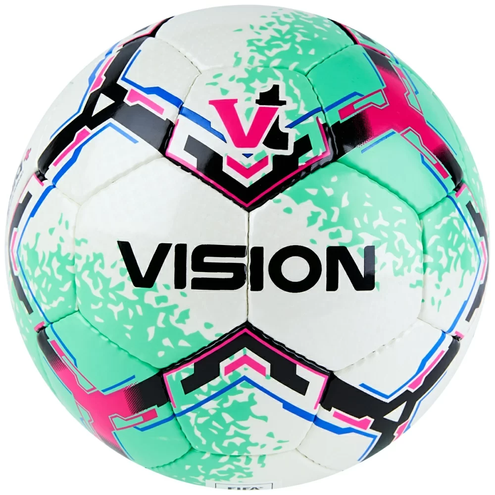 Мяч футзальный Vision SALA+ №4 FIFA Quality Pro ПУ белый/зеленый FS324084 Реальное фото Мяч футзальный Vision SALA+ №4 FIFA Quality Pro ПУ белый/зеленый FS324084 от магазина Спортев
