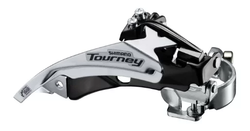 Реальное фото Переключатель скоростей передний Shimano Tourney FD-TY500 42-24T 31,8мм с универсальной тягой  370152 от магазина СпортЕВ