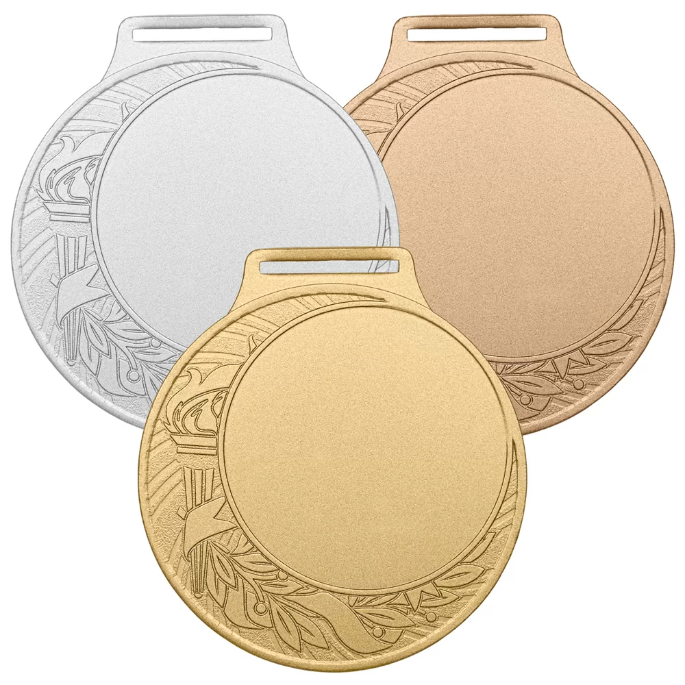 Реальное фото Комплект медалей MZP 507-70 (G/S/B) (D-70мм, s-3мм) от магазина СпортЕВ