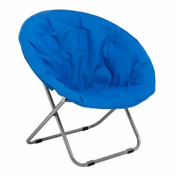 Реальное фото Кресло складное Premier круглое синее PR-HF10471-6 от магазина СпортЕВ