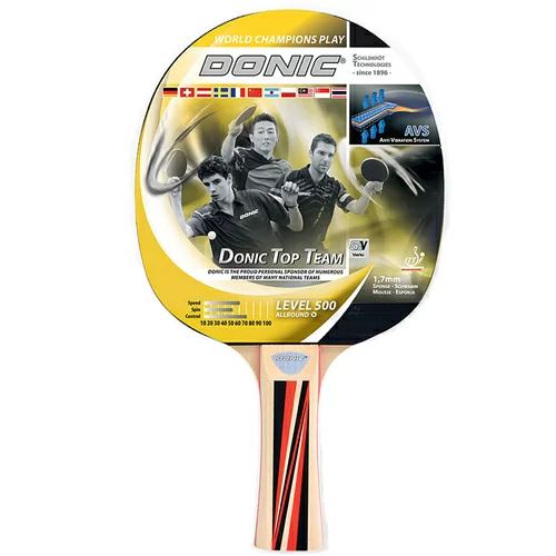 Реальное фото Ракетка для настольного тенниса Donic Top Team 500 15333 от магазина СпортЕВ
