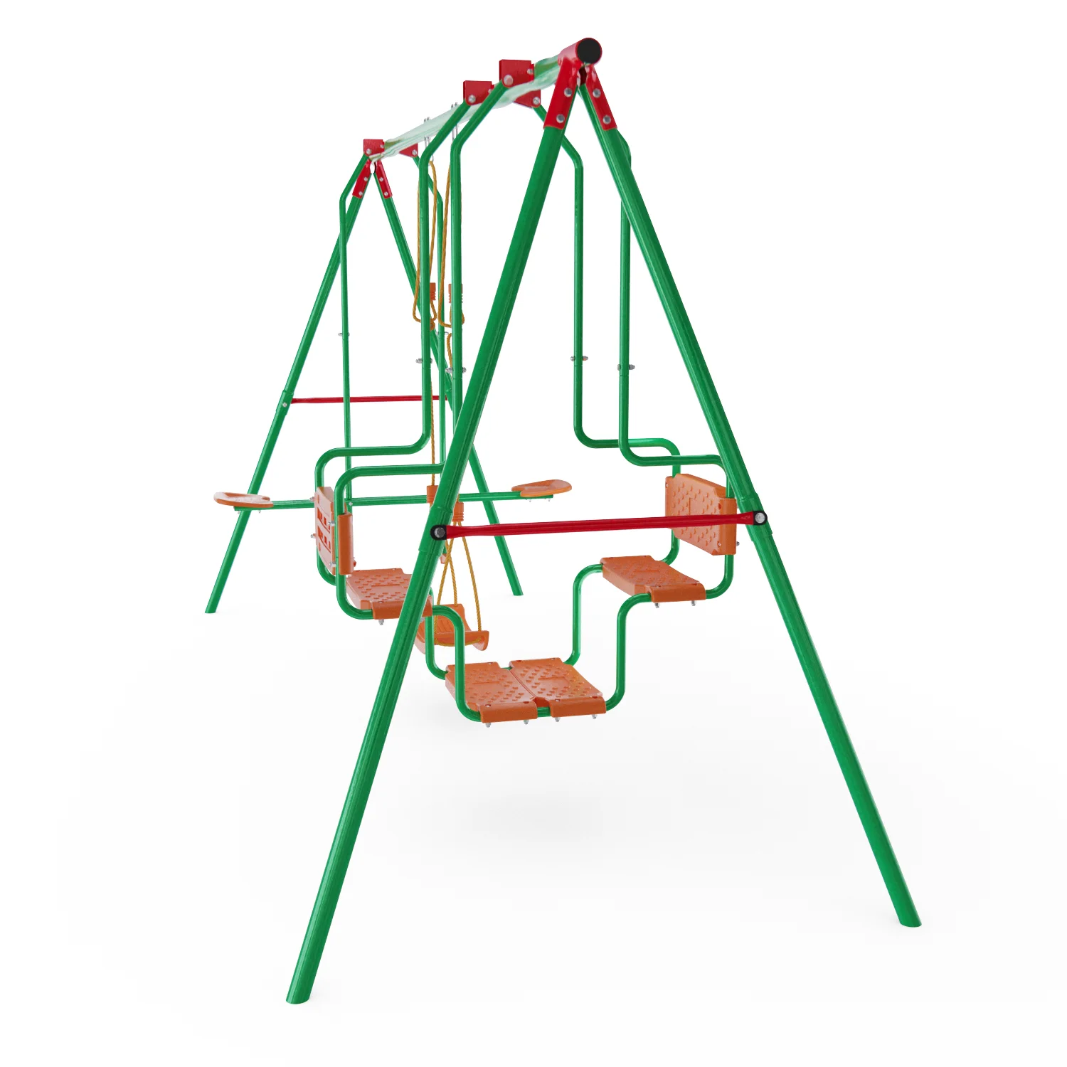 Реальное фото Качели тройные DFC SGL-01 от магазина Спортев