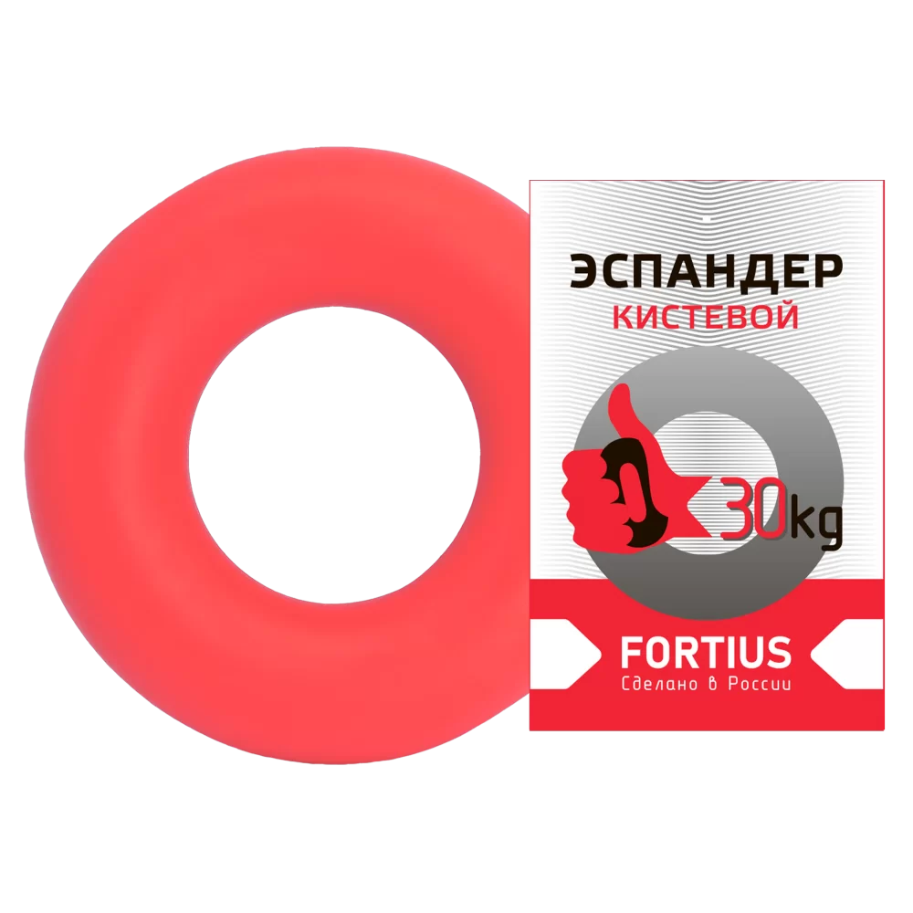 Реальное фото Эспандер кистевой 30 кг Fortius красный H180701-30LR от магазина СпортЕВ