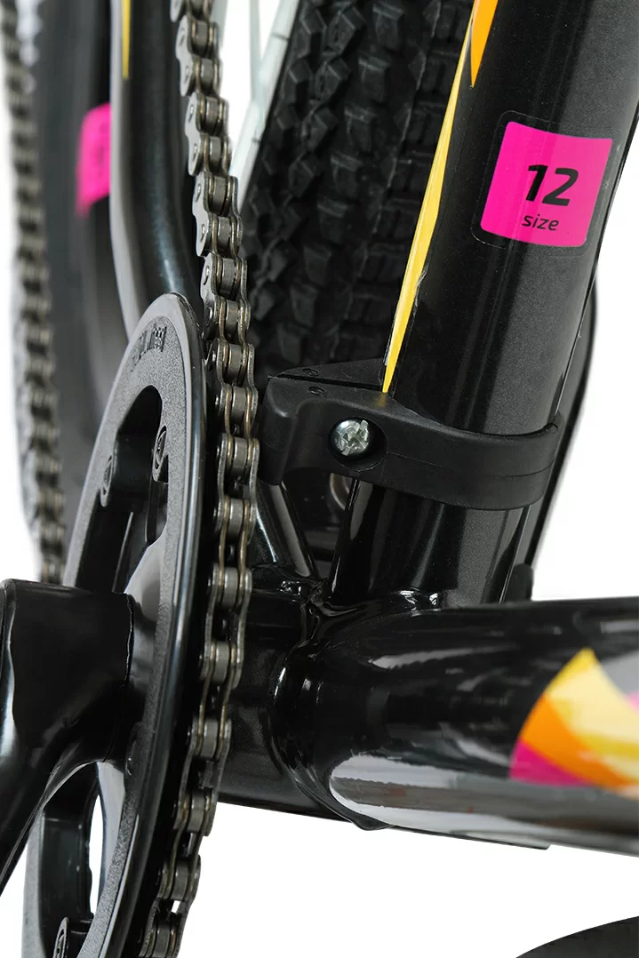 Реальное фото Велосипед Forward Iris 24 2.0 D (6ск) (2022) черный/розовый от магазина СпортЕВ
