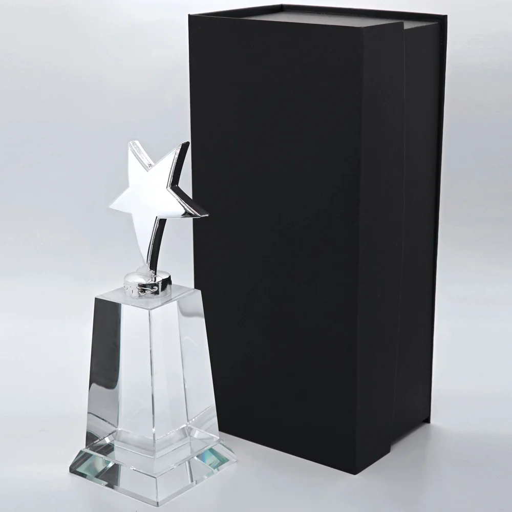 Реальное фото Приз GL 24022 (стекло, H- 22 cм) от магазина Спортев