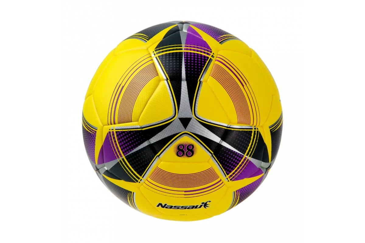 Реальное фото Мяч футбольный Nassau TUJI 88 №5 KFA Inspected SBT88 от магазина СпортЕВ