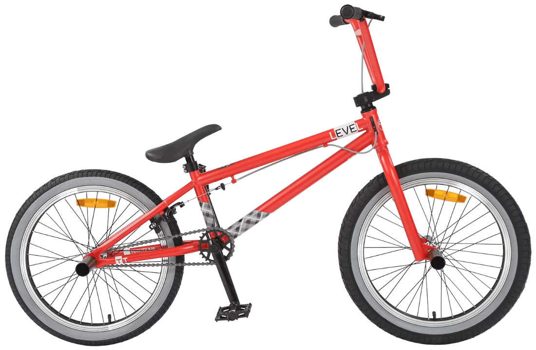 Реальное фото Велосипед BMX TechTeam Level 20" (2020) алый от магазина СпортЕВ