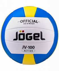 Мяч волейбольный Jogel JV-100 синий/желтый 19883