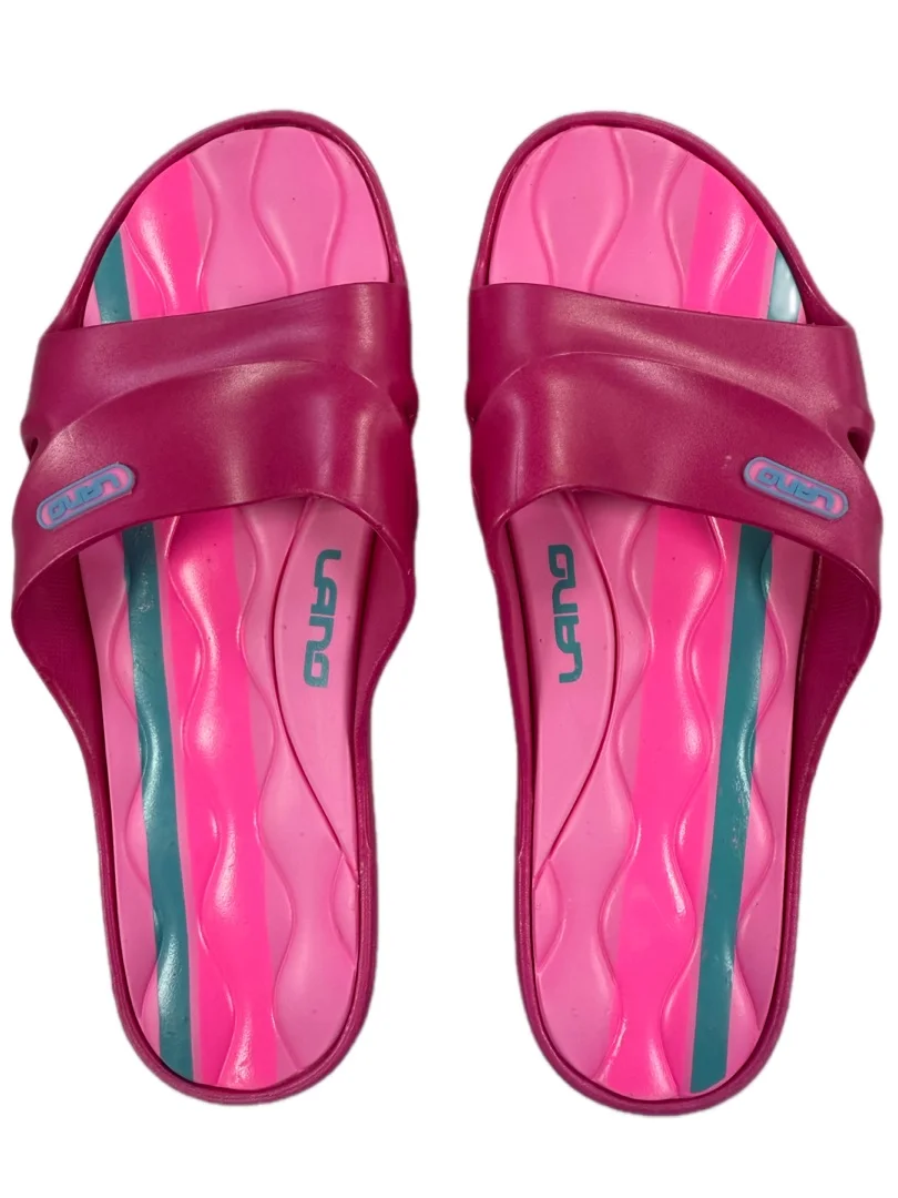 Реальное фото Шлепанцы Lano женские розовый KL-3-2246-2 от магазина Спортев