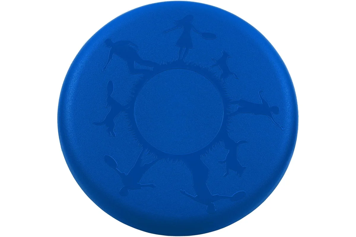 Реальное фото Летающая тарелка - фрисби Fortius ПП синий H231201-23LB-P от магазина Спортев