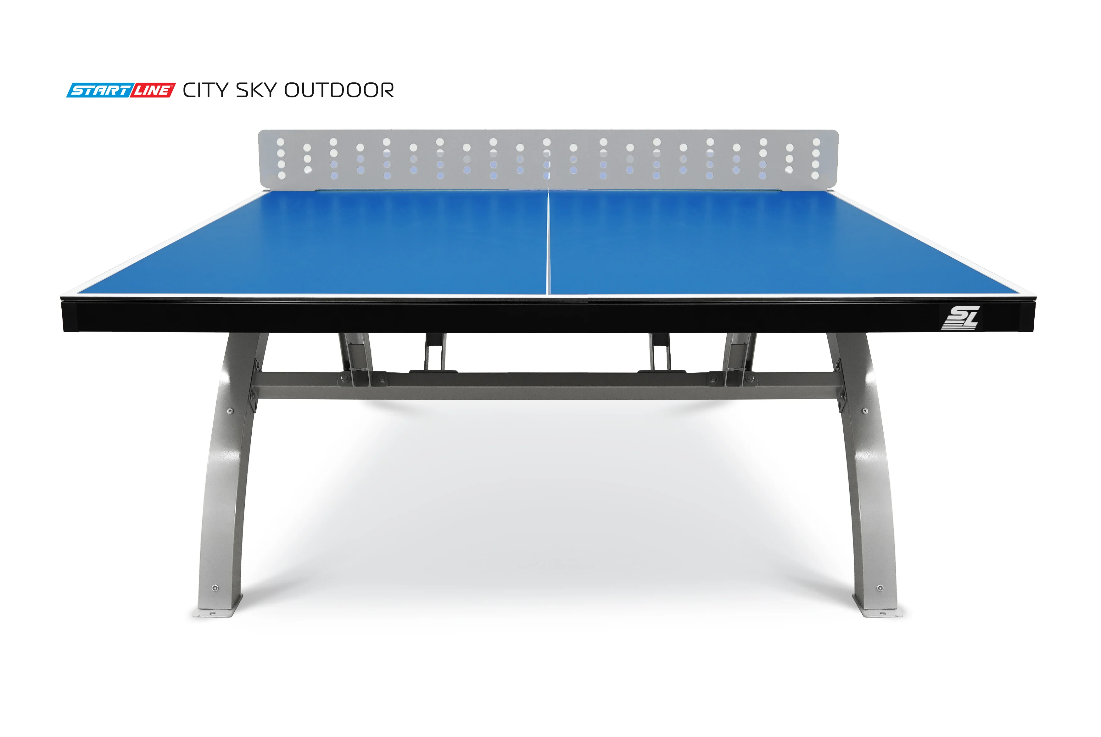 Реальное фото Стол теннисный City SKY Всепогодный Синий от магазина Спортев