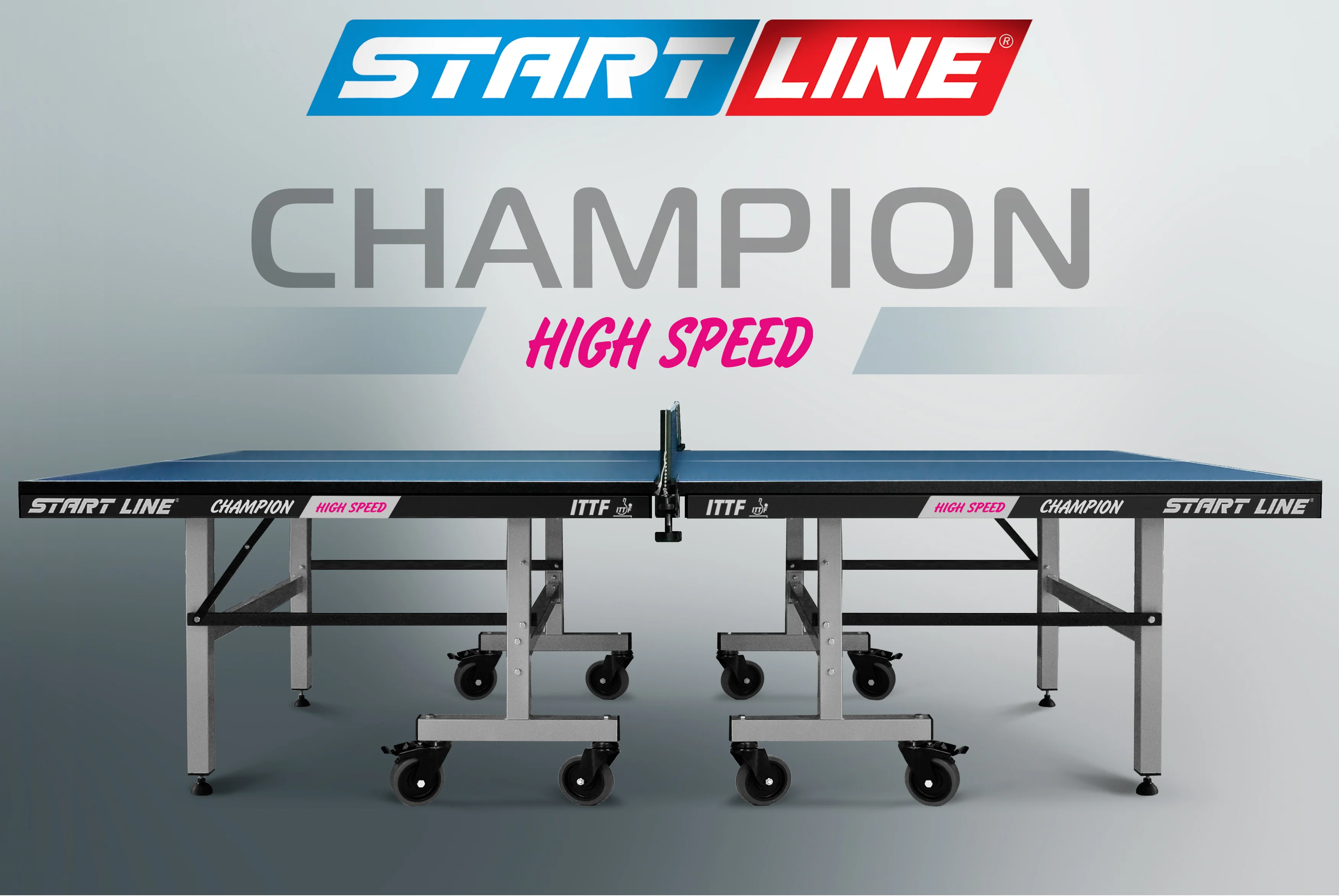Стол теннисный Champion HIGH SPEED Реальное фото Стол теннисный Champion HIGH SPEED от магазина Спортев