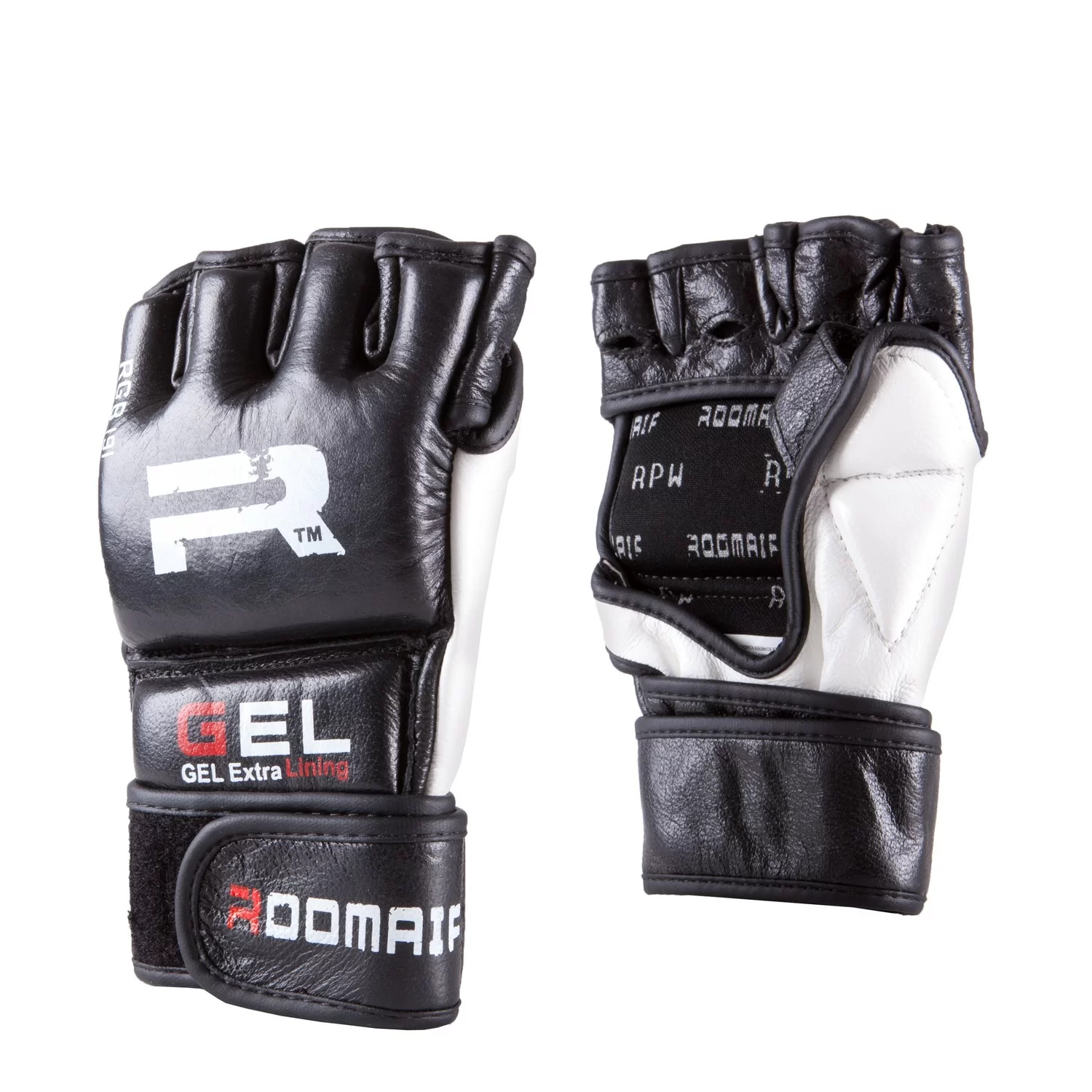 Реальное фото Перчатки для единоборств Roomaif MMA RBBG-159/RBBG-191 кожа от магазина СпортЕВ