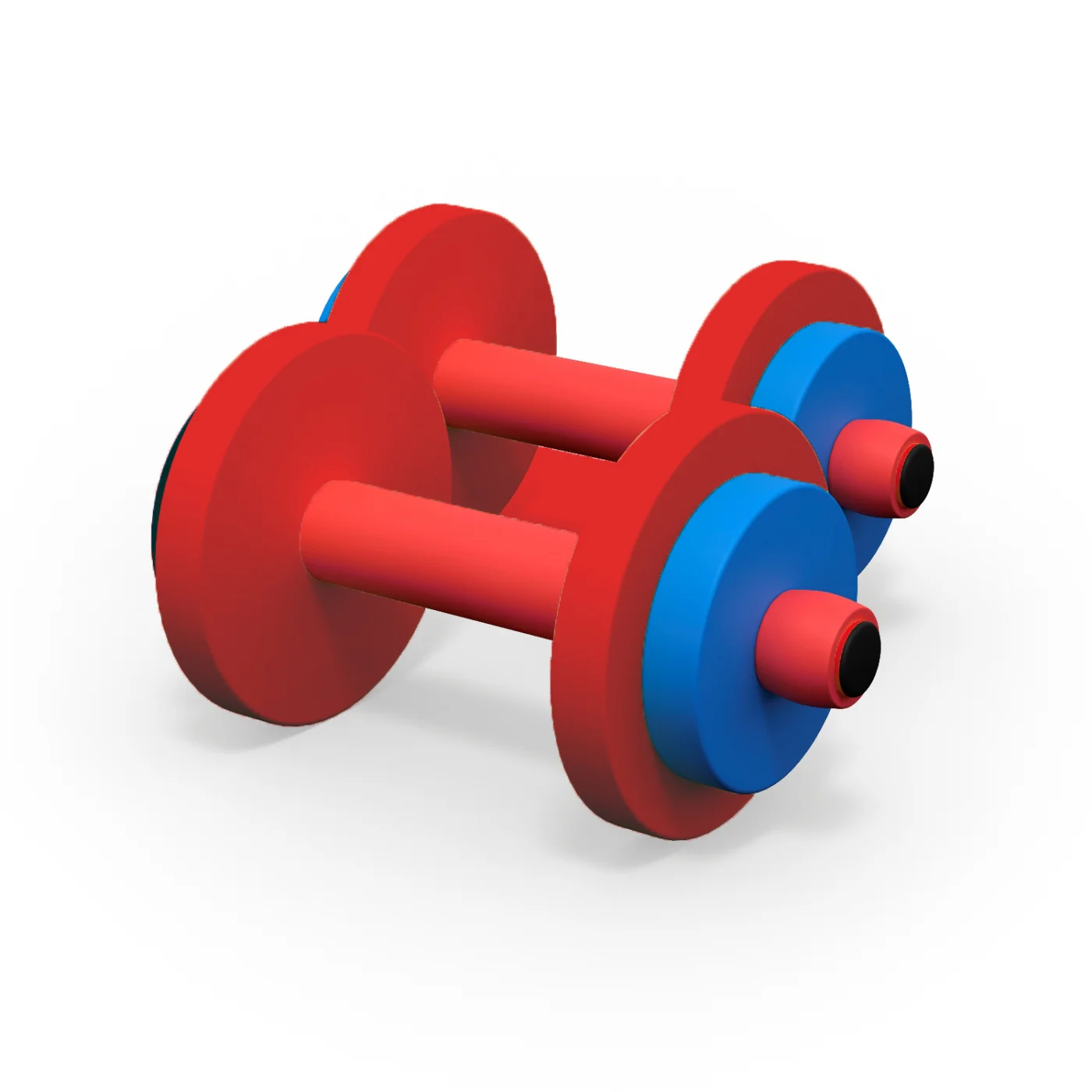 Реальное фото Гантели детские DFC (комплект 2 шт) VT-2009 от магазина Спортев