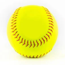Реальное фото Мяч для софта-бейсбола E33513 12" (d-9 см) неоновый от магазина СпортЕВ
