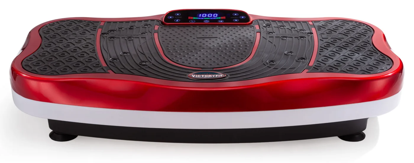 Реальное фото Виброплатформа VictoryFit VF-M620 (красная) от магазина Спортев