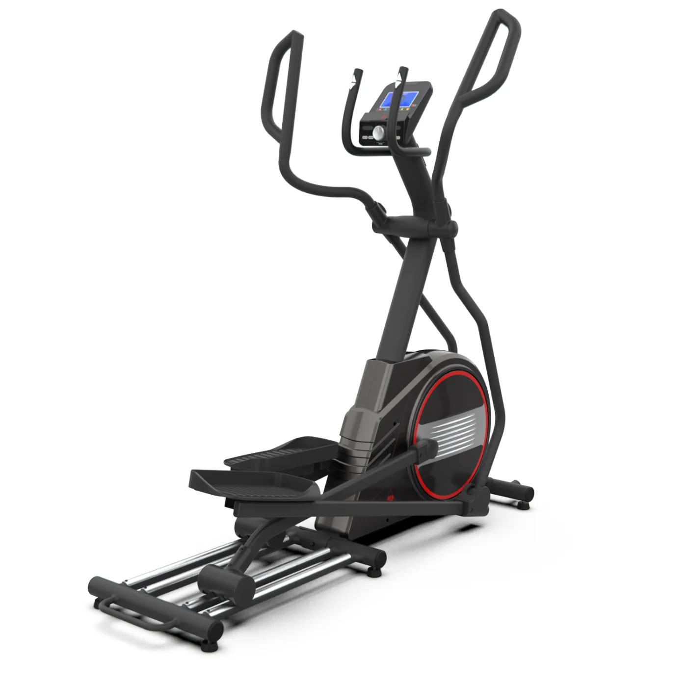 Реальное фото Эллиптический тренажер DFC E97614 магн.эл.привод от магазина Спортев