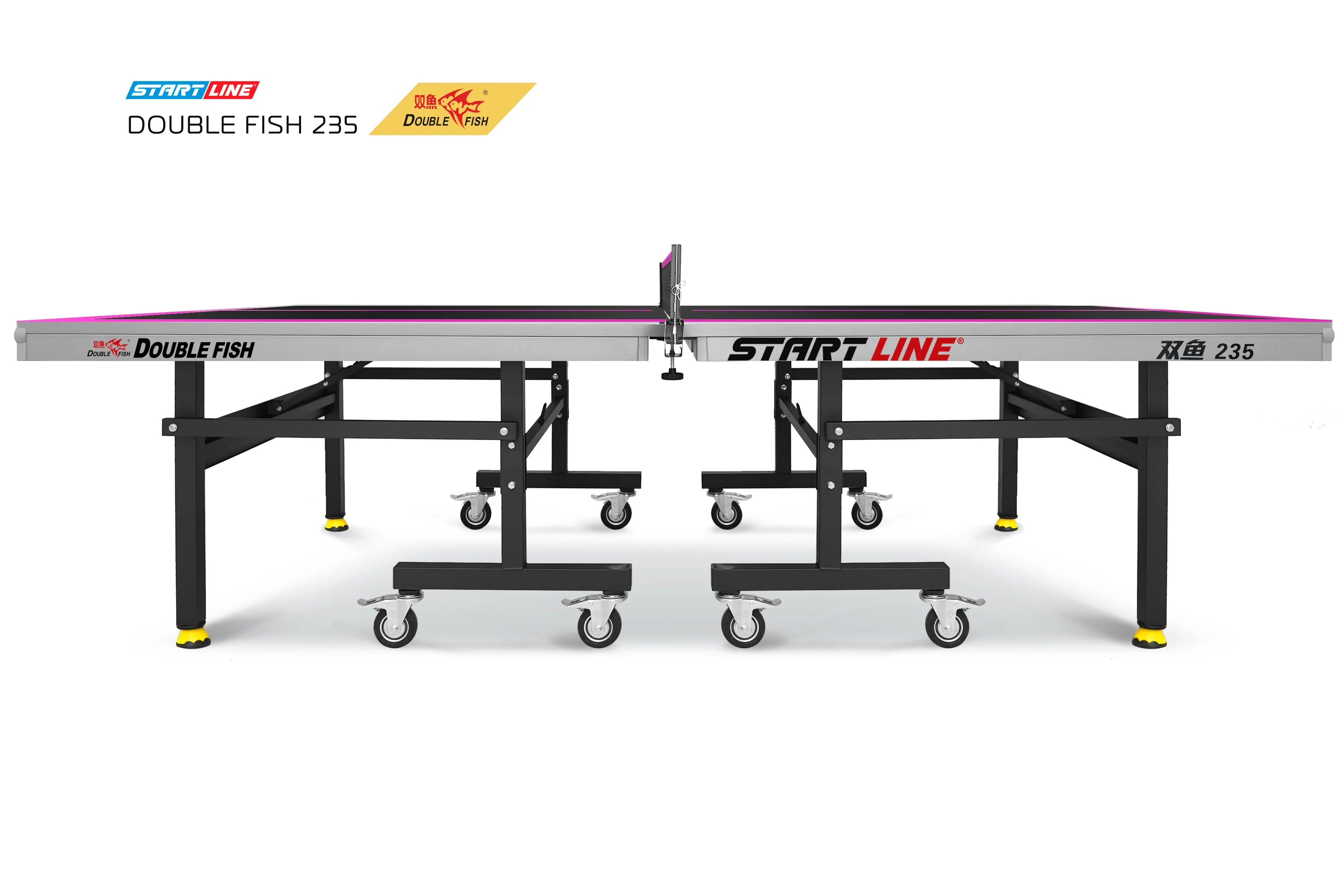 Реальное фото Стол теннисный Double Fish 235 черный от магазина Спортев