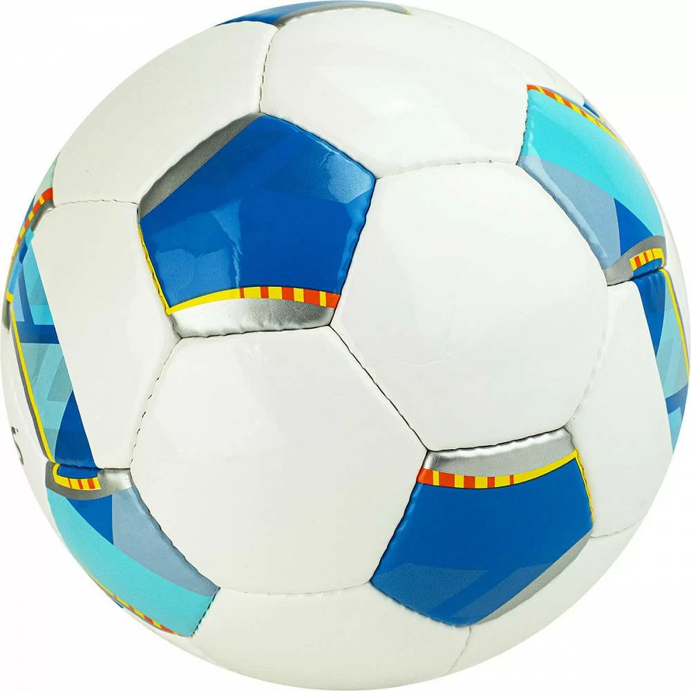 Реальное фото Мяч футбольный Torres Match р.5 32 п. PU руч. сшив. бело-серебр-голуб. F320025 от магазина СпортЕВ