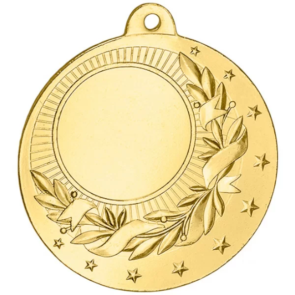 Реальное фото Медаль MZ 09-50/G (D-50мм, D-25мм, s-2мм) от магазина Спортев