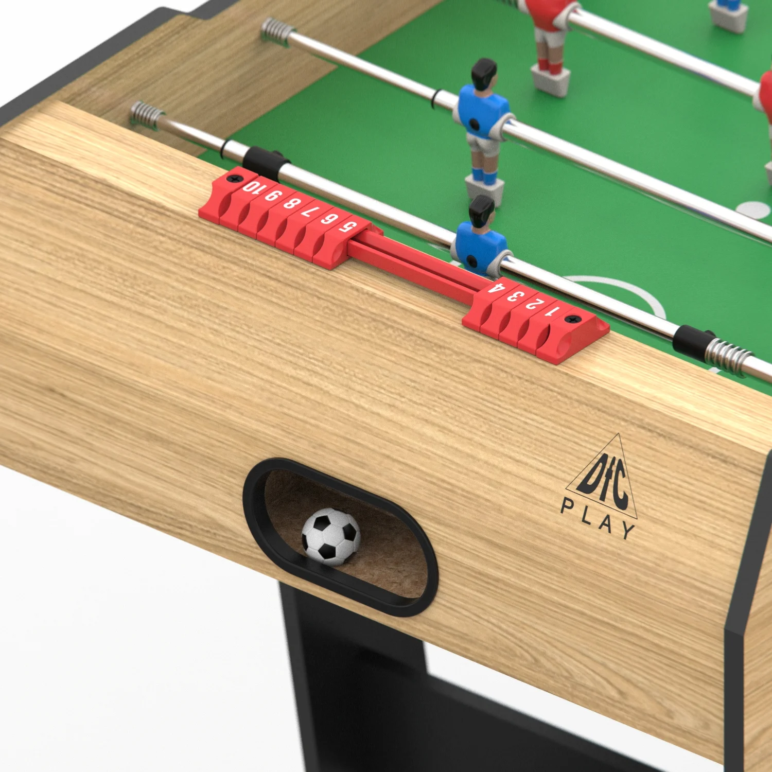 Реальное фото Игровой стол - футбол DFC SILVERWOOD SB-ST-07 от магазина Спортев