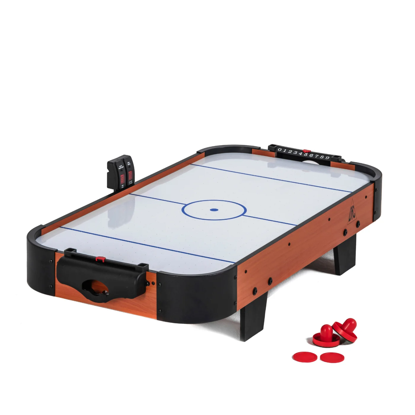 Реальное фото Игровой стол - аэрохоккей DFC LION PRO эл.счетчик HM-AT-36004 от магазина Спортев