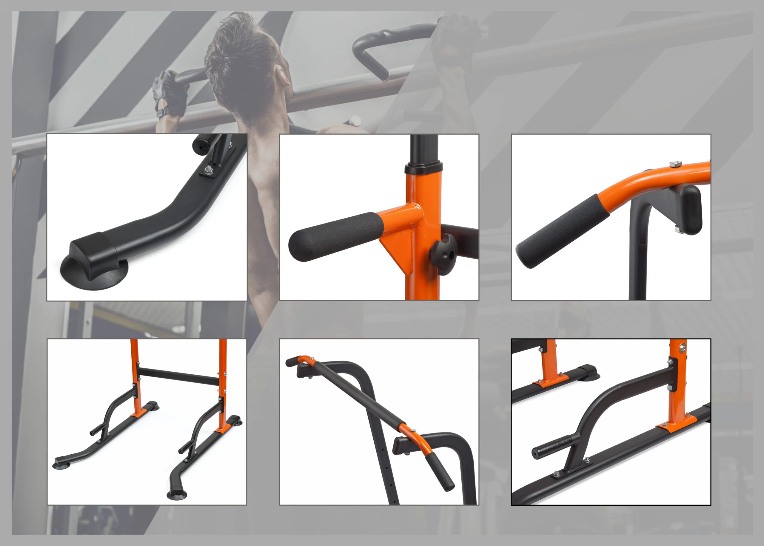 Реальное фото Турник, брусья  VictoryFit VF-T45 от магазина Спортев