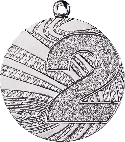 Реальное фото Медаль MMC 6040/S 2 место (D-40 мм) от магазина СпортЕВ