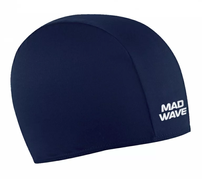 Реальное фото Шапочка для плавания Mad Wave Poly II turquoise M0521 03 0 16W от магазина СпортЕВ
