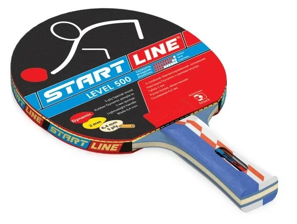 Реальное фото Ракетка для настольного тенниса Start Line Level 500 New (коническая) 12604 от магазина СпортЕВ