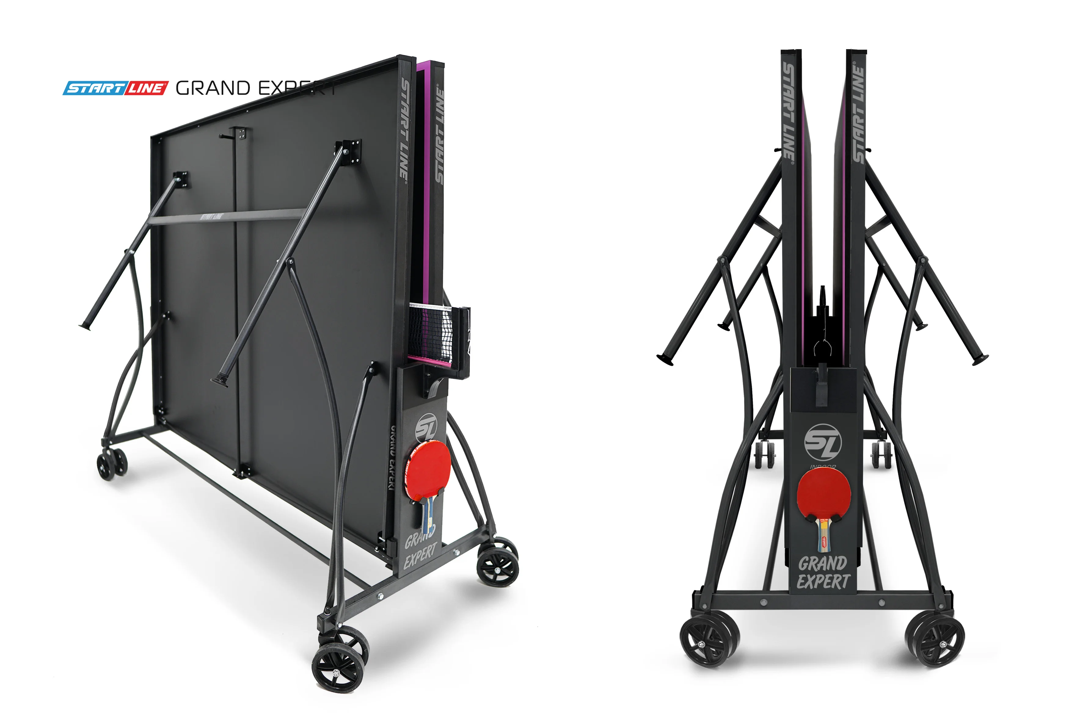 Реальное фото Стол теннисный GRAND EXPERT Black от магазина Спортев