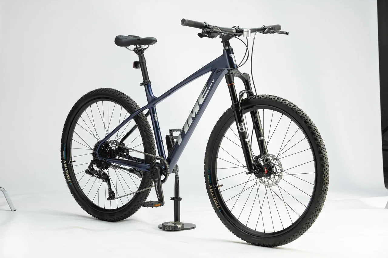 Велосипед Timetry TT303 27.5" 10 скор. синий Реальное фото Велосипед Timetry TT303 27.5" 10 скор. синий от магазина Спортев