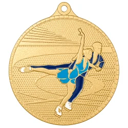 Медаль MZP 577-55/G фигурное катание (D-55мм, s-2 мм)