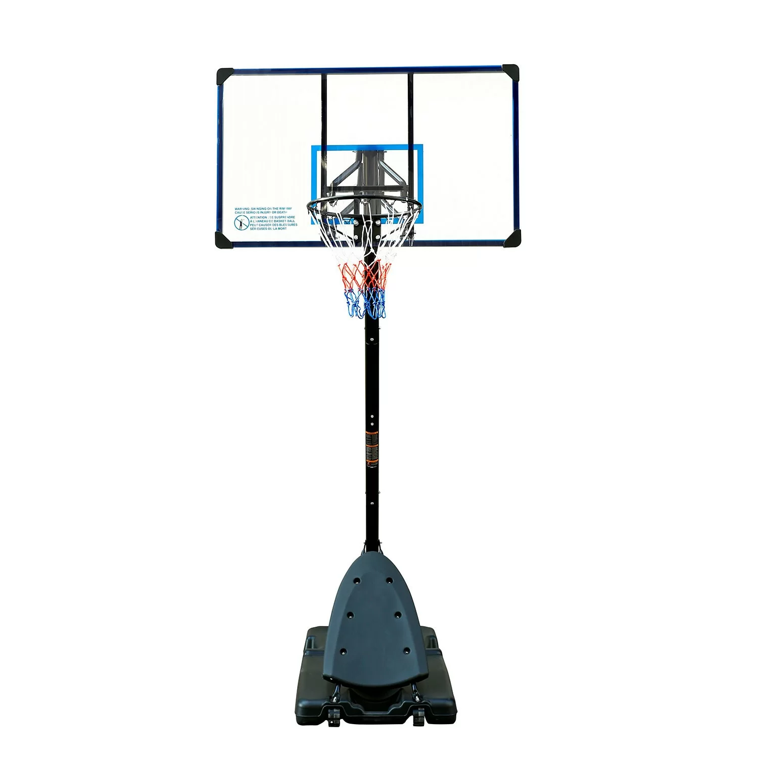 Реальное фото Баскетбольная мобильная стойка DFC 137x82см STAND54KLB от магазина СпортЕВ