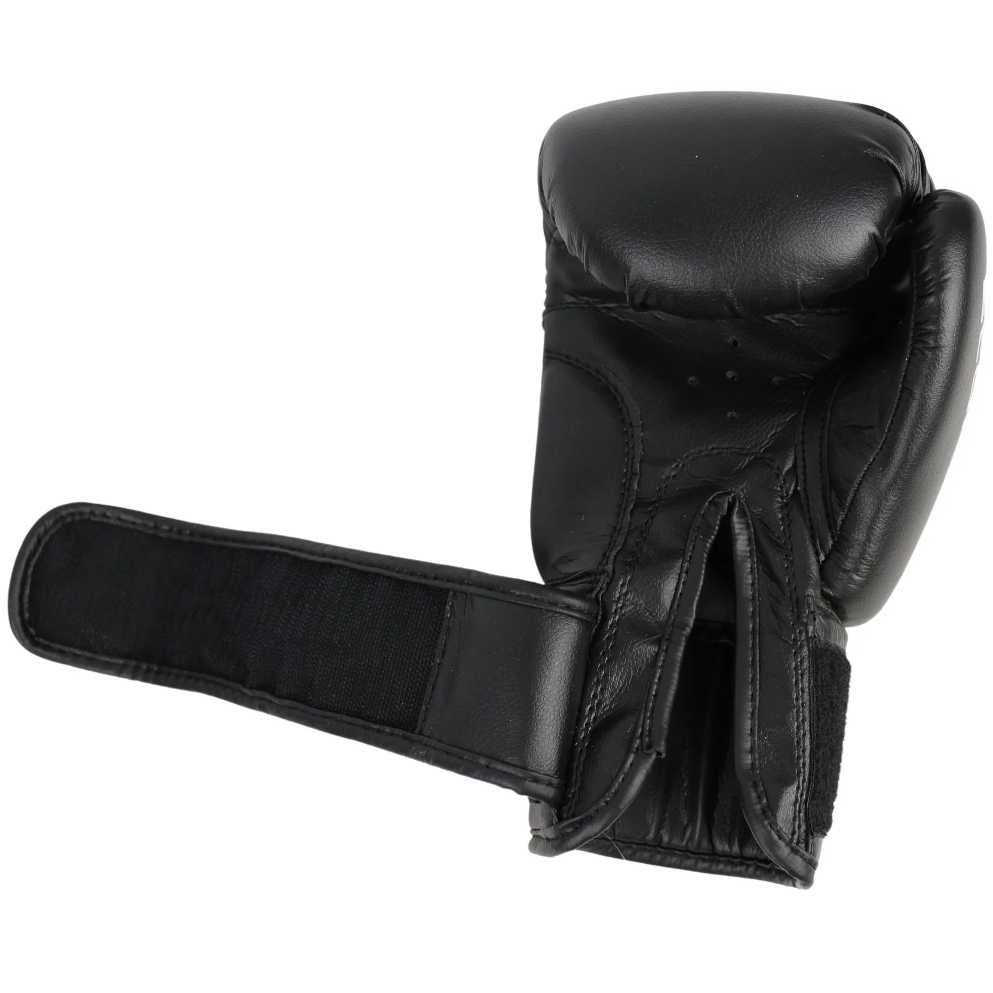 Реальное фото Перчатки боксерские OxxFire Start черные 4492 от магазина Спортев