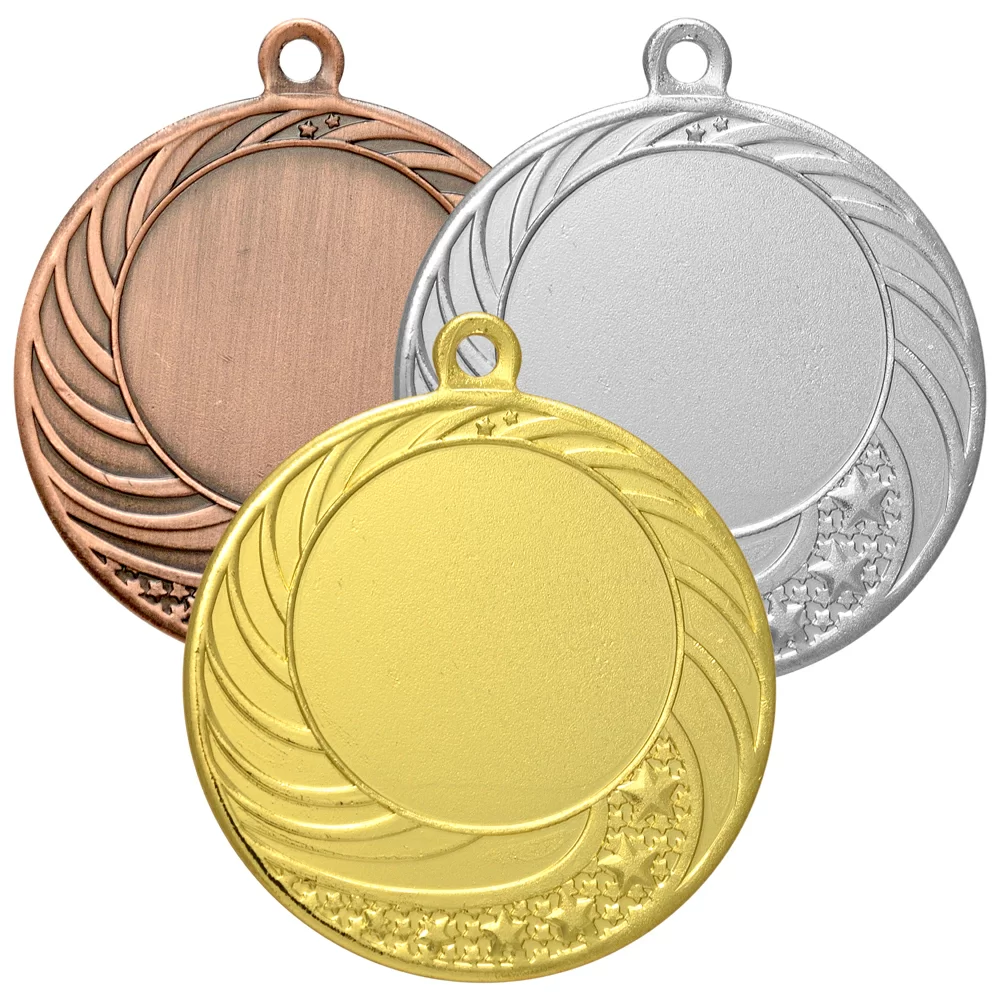 Реальное фото Комплект медалей MZ 53-40 (D-40мм, s-1,5мм) (G/S/B) от магазина Спортев