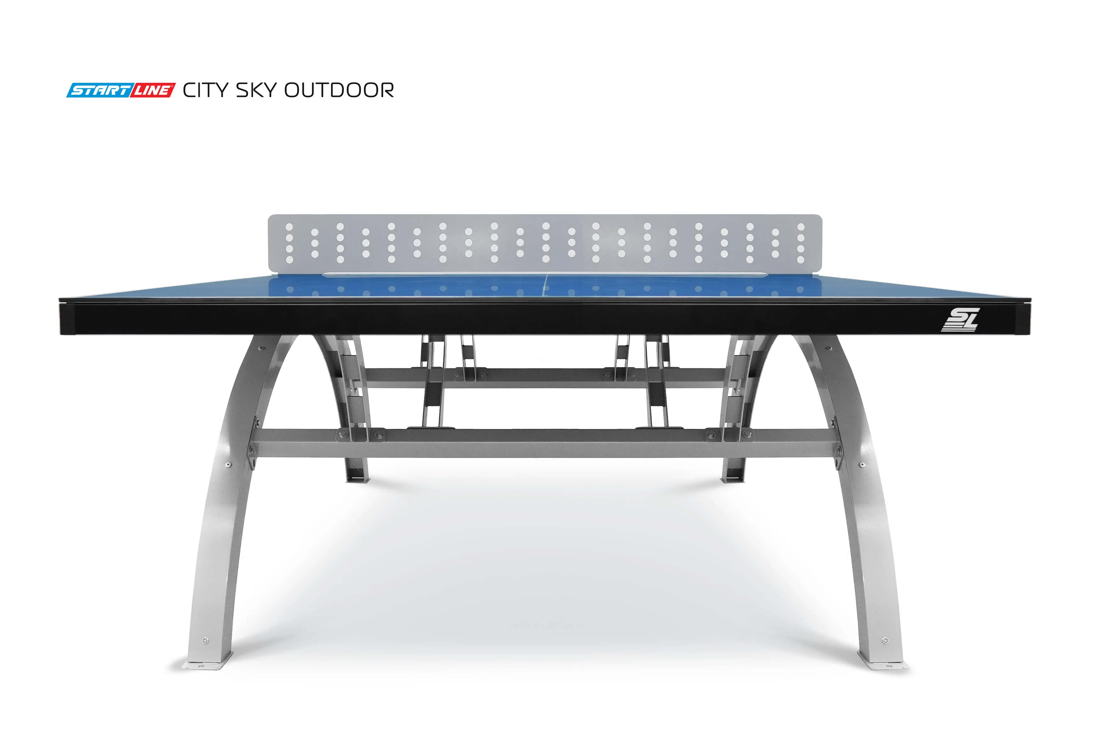Реальное фото Стол теннисный City SKY Всепогодный Синий от магазина Спортев