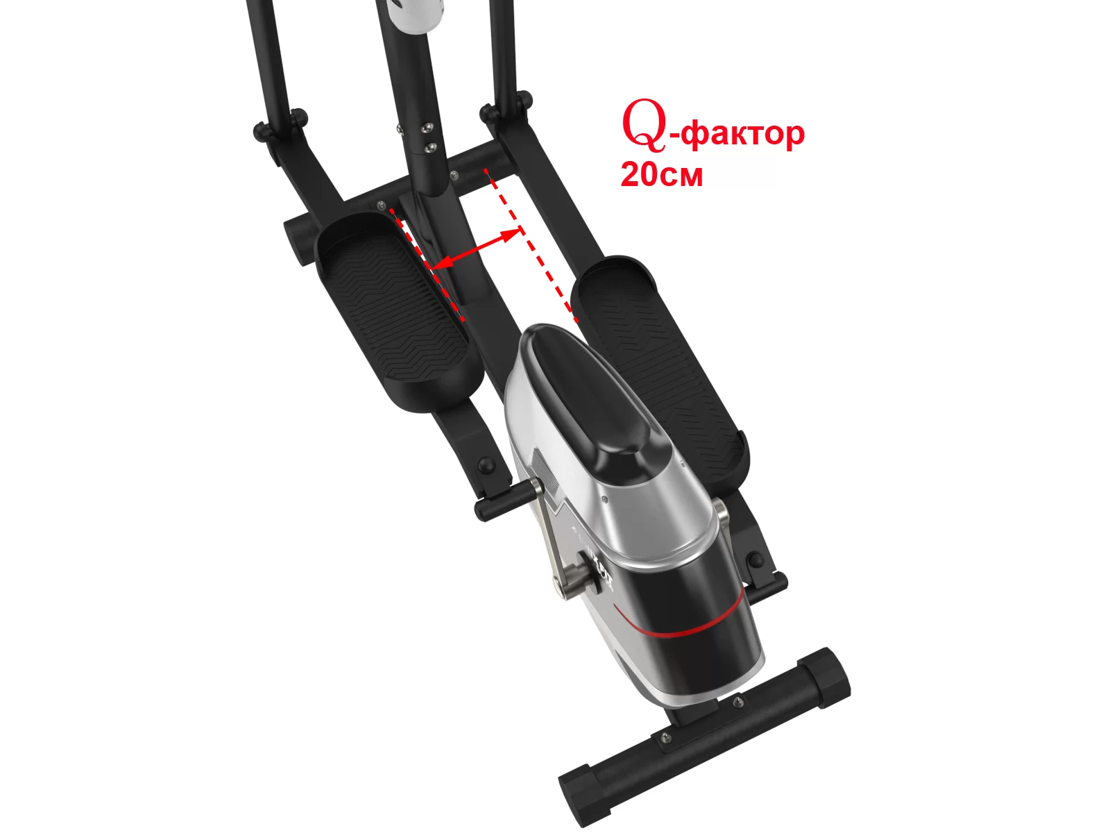 Реальное фото Эллиптический тренажер UNIX Fit SL-350 от магазина Спортев