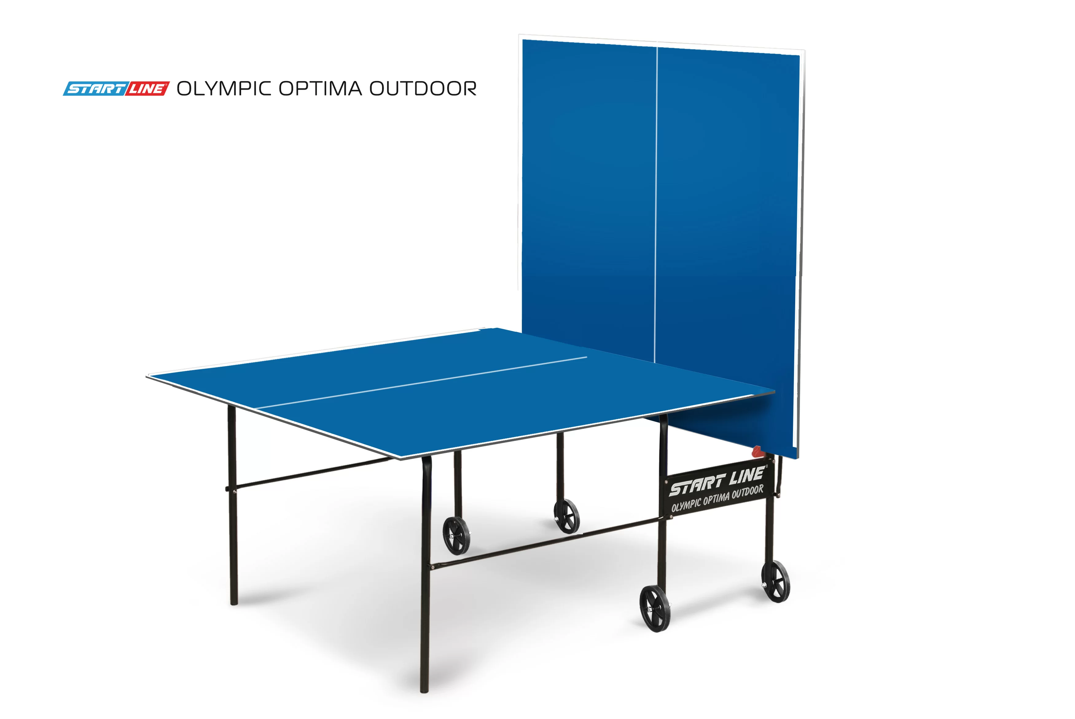 Стол теннисный Olympic Optima Всепогодный Синий Реальное фото Стол теннисный Olympic Optima Всепогодный Синий от магазина Спортев