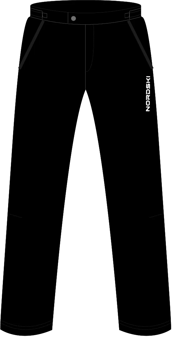 Реальное фото Брюки утепленные Nordski Light Black NSM204100 от магазина СпортЕВ