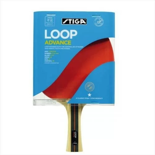 Реальное фото Ракетка для настольного тенниса Stiga Loop Perform WRB Бальса накладка S1 1,7мм 1786-01 от магазина СпортЕВ