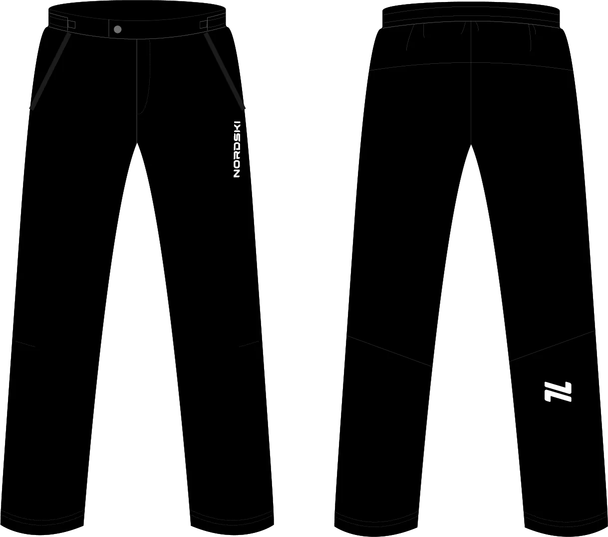 Реальное фото Брюки утепленные Nordski Light Black NSM204100 от магазина СпортЕВ